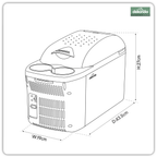 8L Portable Cool Box 12V DL166