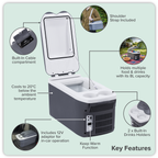 8L Portable Cool Box 12V DL166