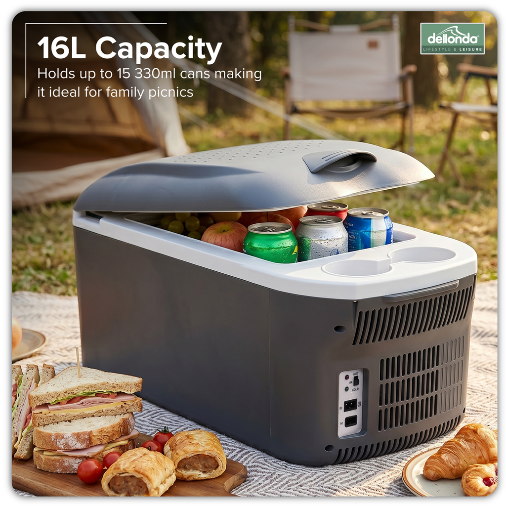 16L Portable Cool Box 12V/230V DL167
