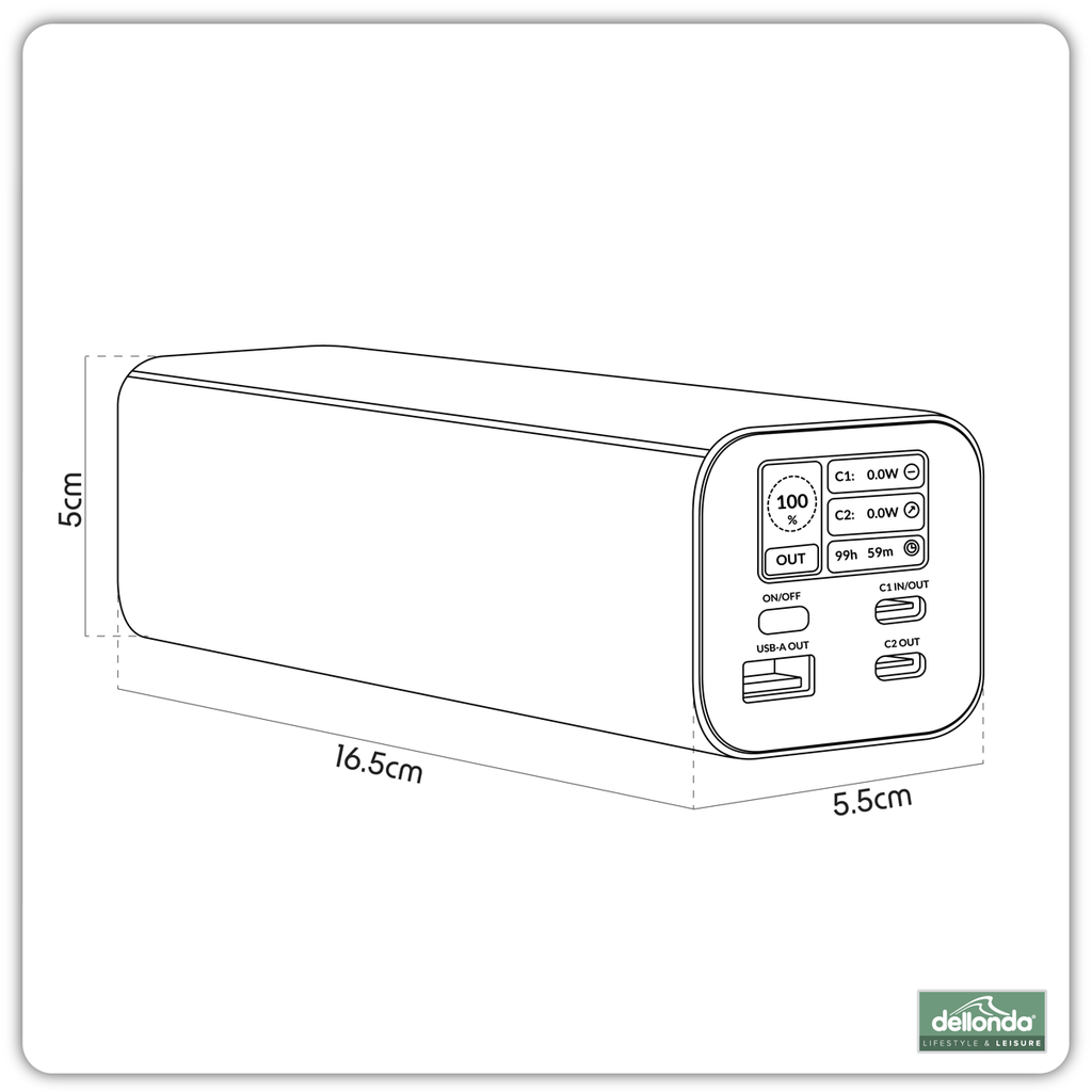 Portable Power Bank 140W 27000mAh DL168
