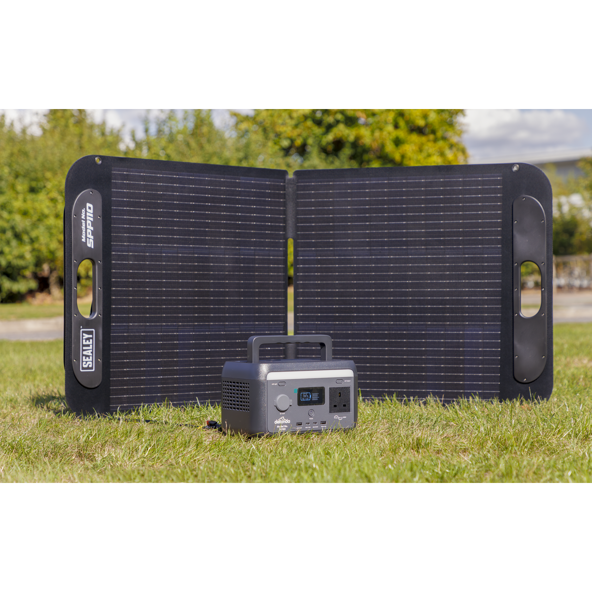 Portable Power Station 300W & ETFE Foldable Solar Panel 110W DL178