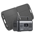 Portable Power Station 300W & ETFE Foldable Solar Panel 110W DL178