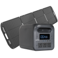 Portable Power Station 1800W & ETFE Foldable Solar Panel 220W DL180