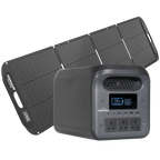 Portable Power Station 1800W & ETFE Foldable Solar Panel 220W DL180