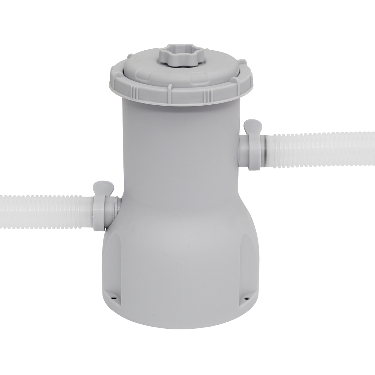 Paddling/Swimming Pool & Pump 15ft - Gray Rattan Effect DL18