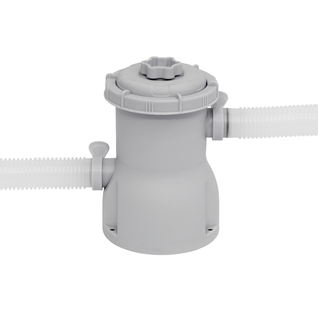 Steel Frame Round Swimming Pool & Filter Pump 10ft - Blue DL19