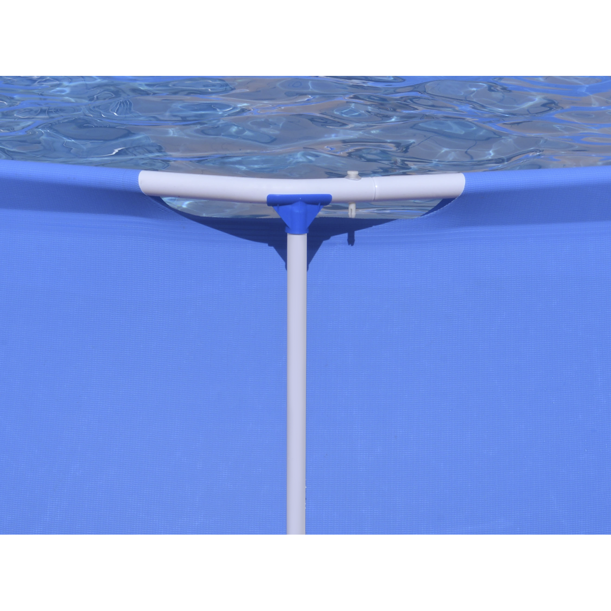Steel Frame Round Swimming Pool & Filter Pump 10ft - Blue DL19