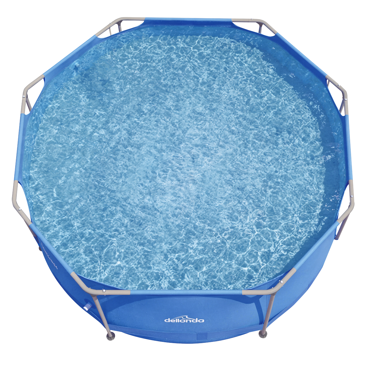 Steel Frame Round Swimming Pool & Filter Pump 10ft - Blue DL19