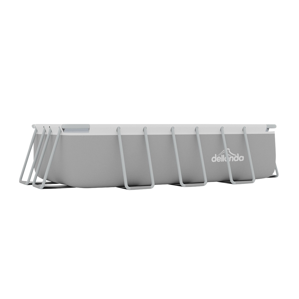 Deluxe Steel Frame Swimming Pool with Filter Pump 13ft DL21