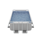 Deluxe Steel Frame Swimming Pool with Filter Pump 13ft DL21