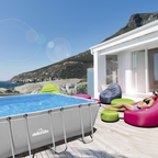 Deluxe Steel Frame Swimming Pool with Filter Pump 18ft DL22