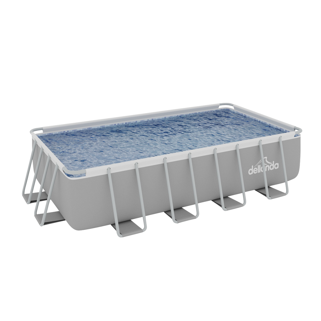 Deluxe Steel Frame Swimming Pool with Filter Pump 18ft DL22