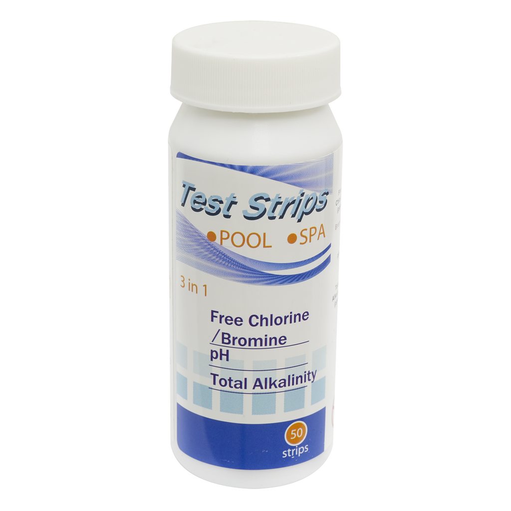 3-in-1 Chlorine, PH & Alkalinity Test Strips x50 Strips - Pack of 1 DL32