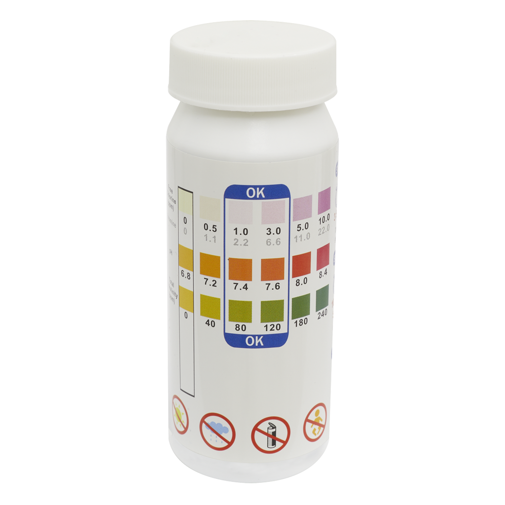 3-in-1 Chlorine, PH & Alkalinity Test Strips x50 Strips - Pack of 1 DL32