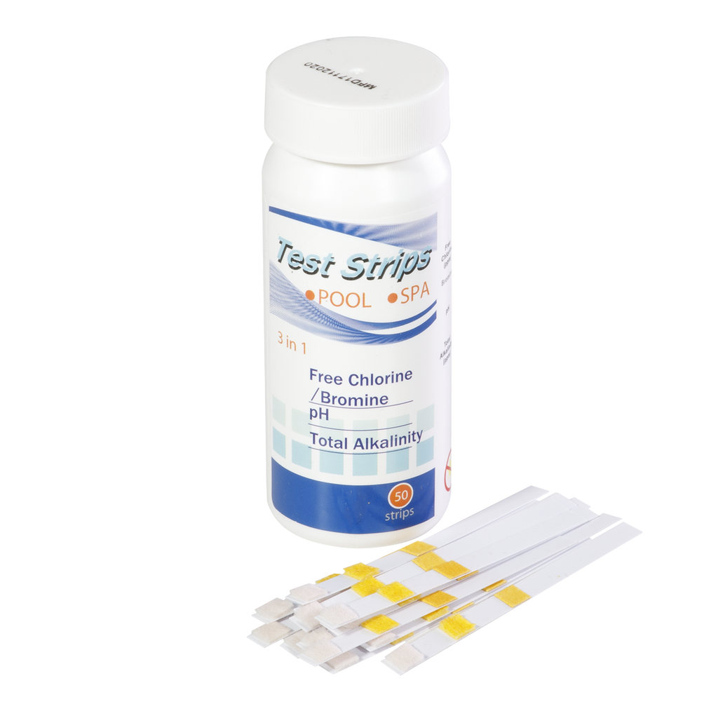 3-in-1 Chlorine, PH & Alkalinity Test Strips x50 Strips - Pack of 1 DL32