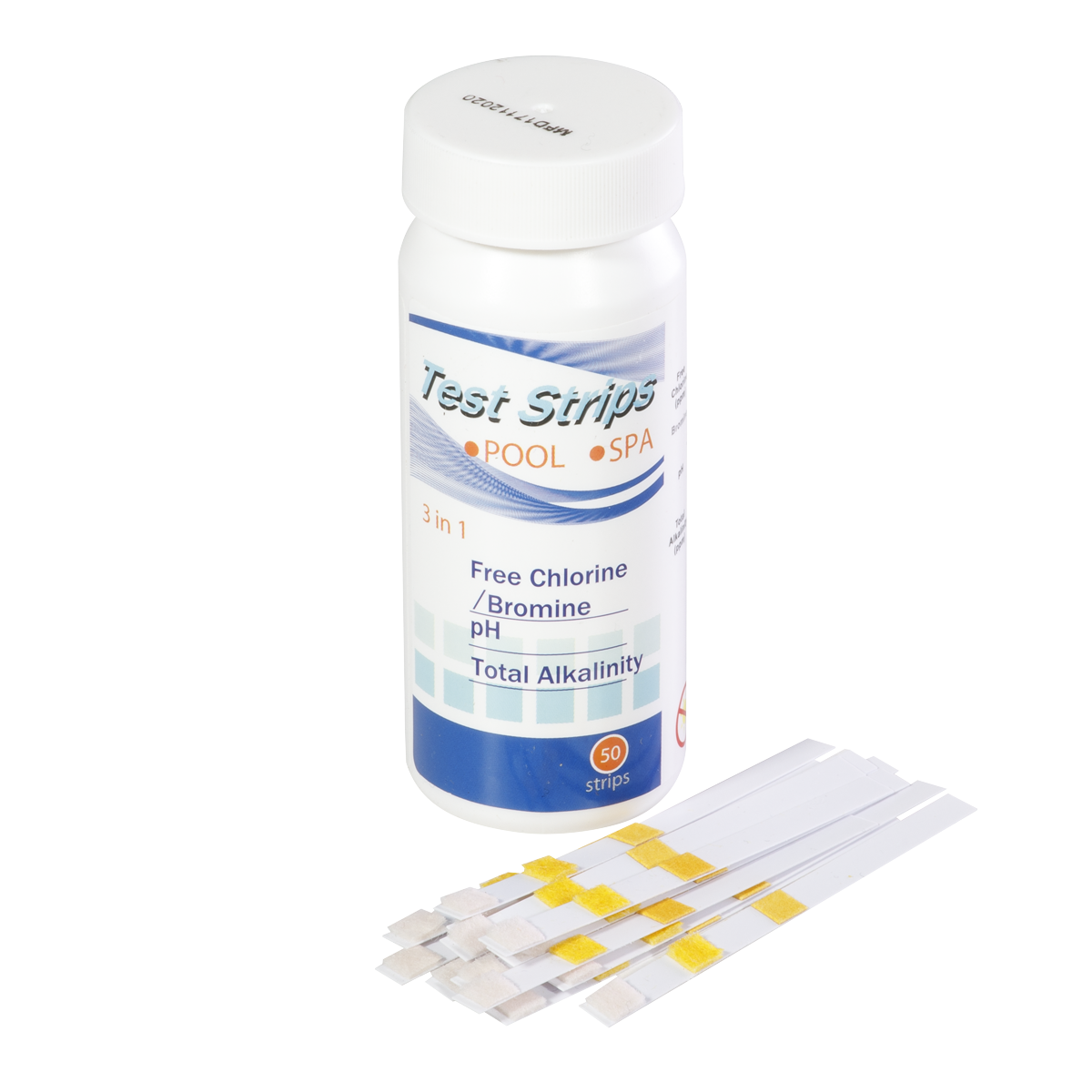 3-in-1 Chlorine, PH & Alkalinity Test Strips x50 Strips - Pack of 1 DL32