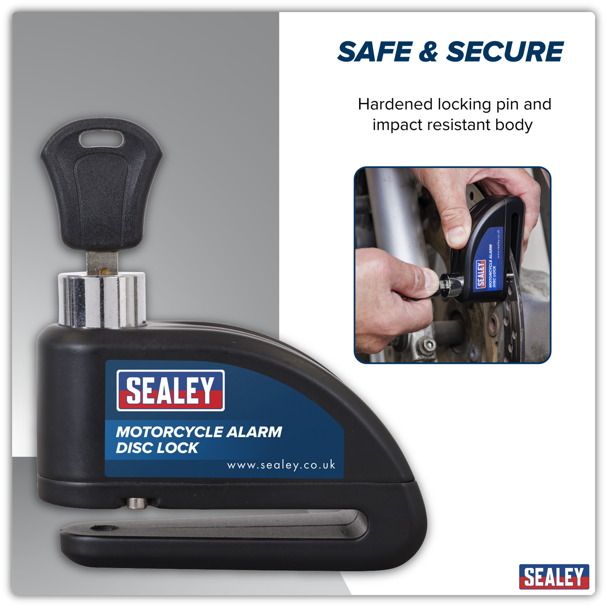 Motorcycle Alarm Disc Lock - Pair DL5052