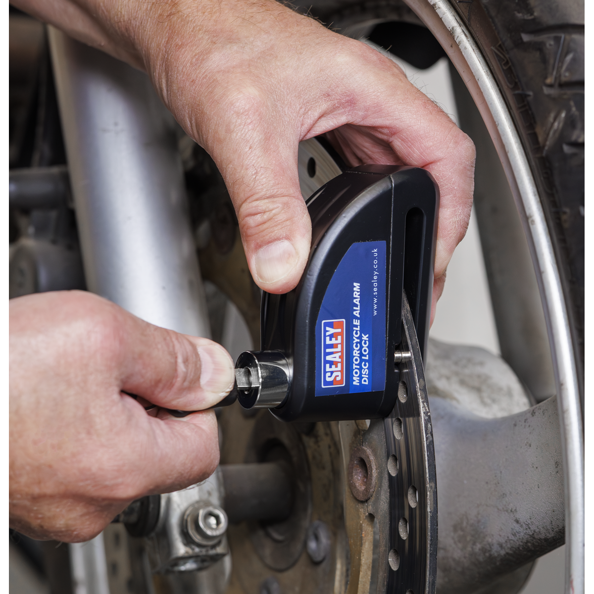 Motorcycle Alarm Disc Lock - Pair DL5052