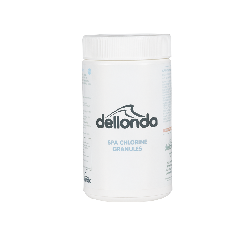 Chlorine Granules for Hot Tubs/Spas & Swimming Pools 1kg DL50