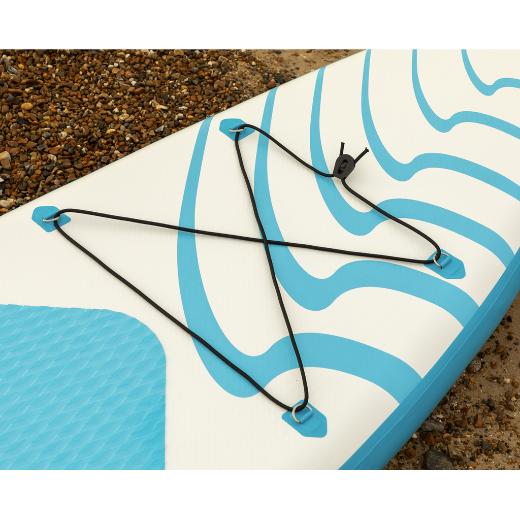 Inflatable Stand-Up Paddle Board 10'6" - Light Blue/White DL152