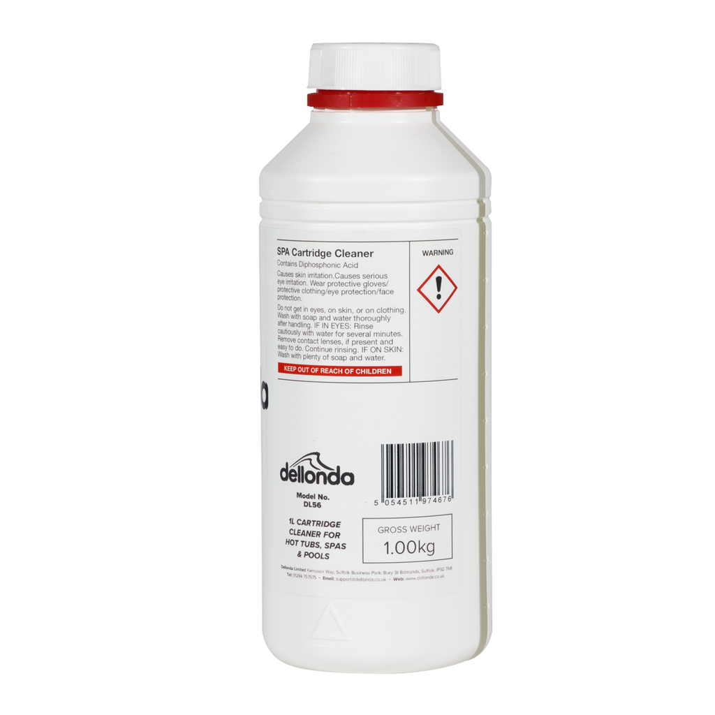 Universal Filter Cartridge Cleaner for Hot Tubs/Spas & Swimming Pools 1L DL56