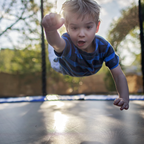 Heavy-Duty Outdoor Trampoline with Safety Enclosure Net 12ft DL69