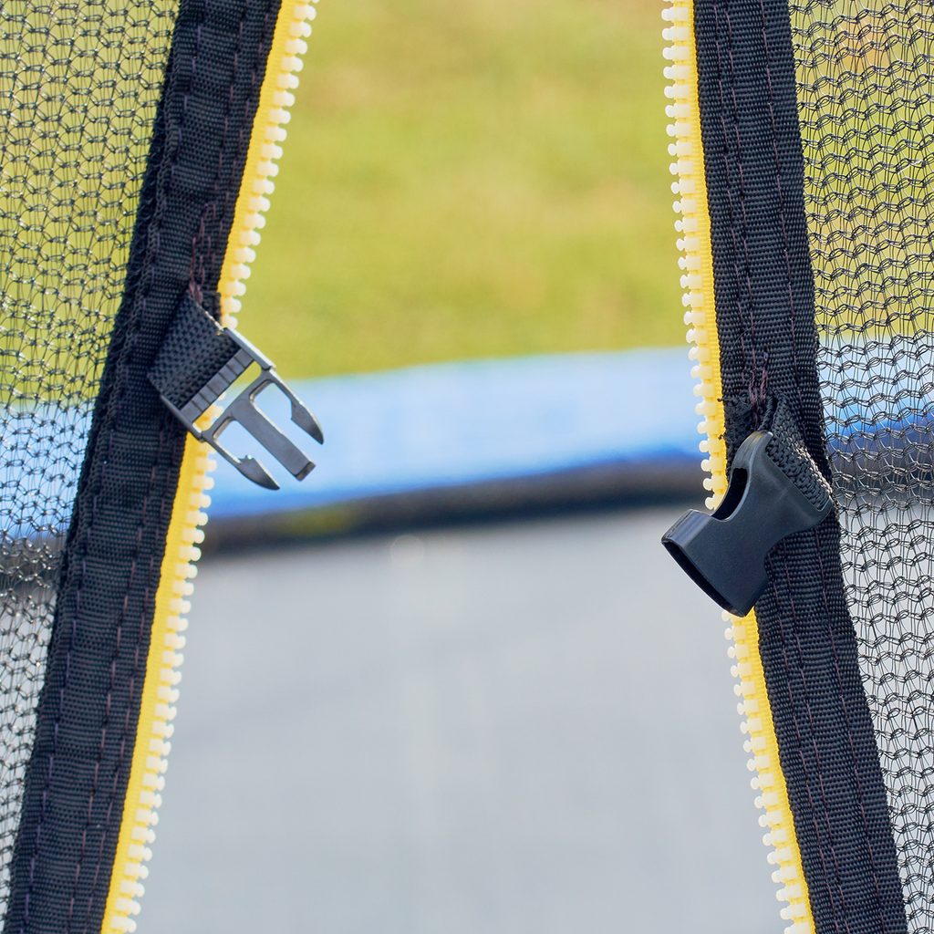 Heavy-Duty Outdoor Trampoline with Safety Enclosure Net 8ft DL67
