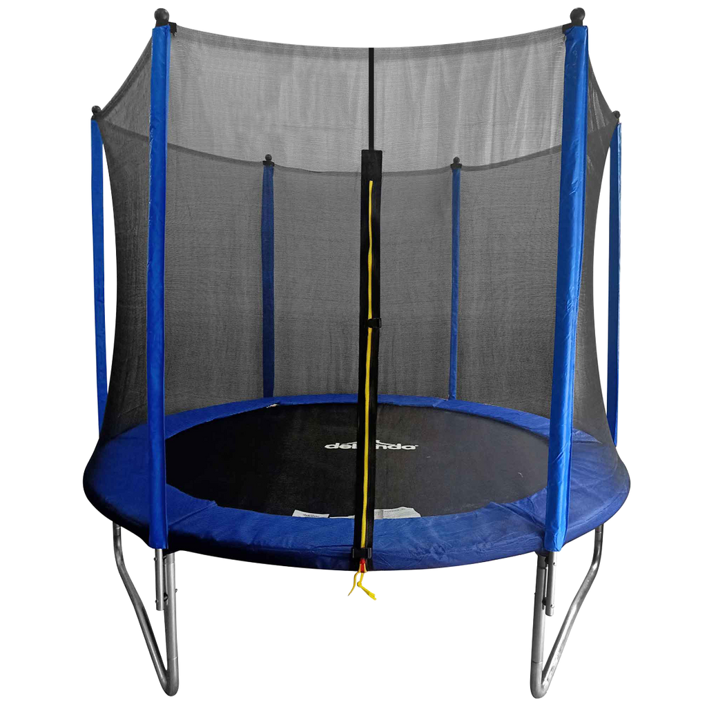 Heavy-Duty Outdoor Trampoline with Safety Enclosure Net 8ft DL67