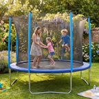 Heavy-Duty Outdoor Trampoline with Safety Enclosure Net 12ft DL69