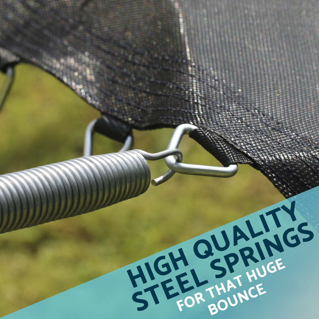 Heavy-Duty Outdoor Trampoline with Safety Enclosure Net 12ft DL69