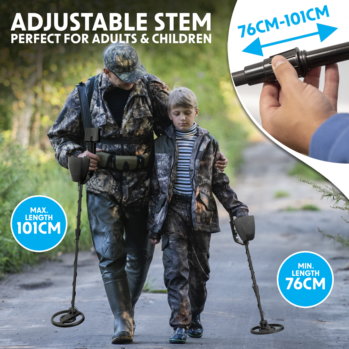 Lightweight Metal Detector with High Accuracy Pinpoint Function DL6