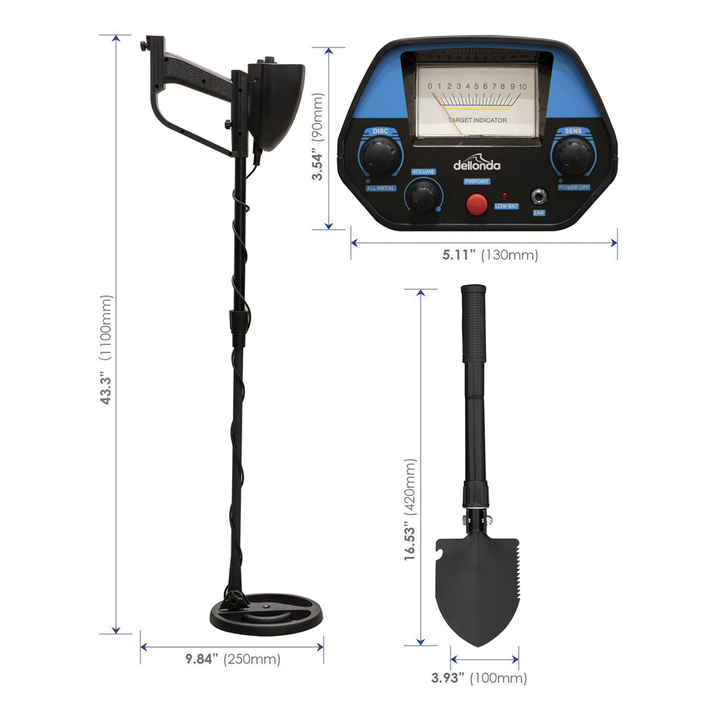 Lightweight Metal Detector with High Accuracy Pinpoint Function DL6