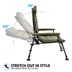 Portable Reclining Chair with Armrests DL73