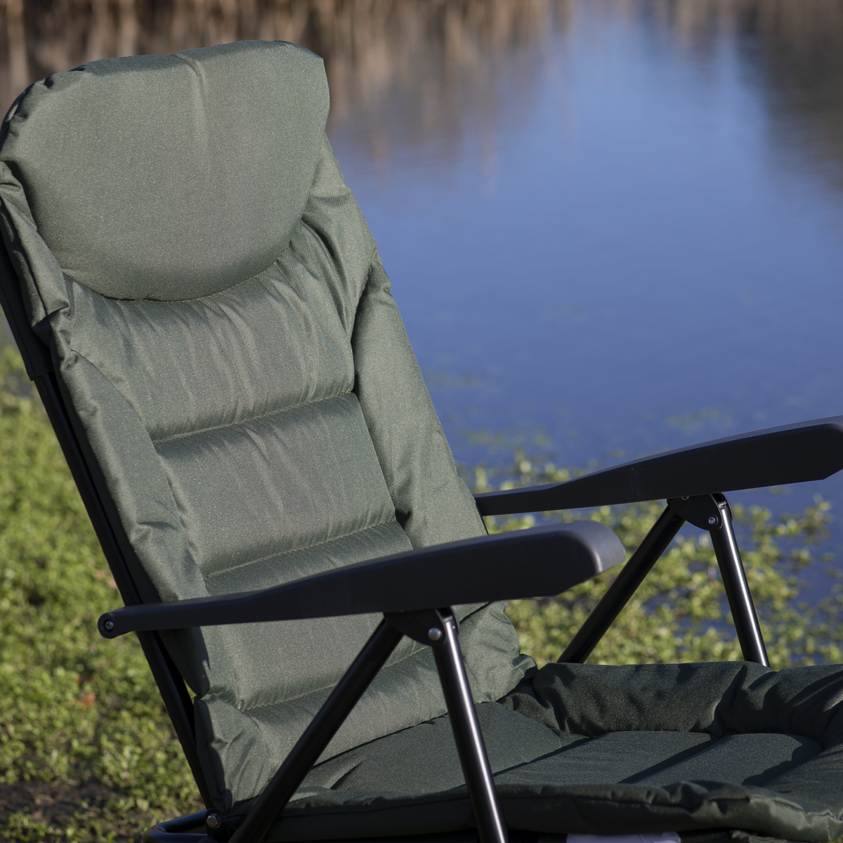 Portable Reclining Chair with Armrests DL74