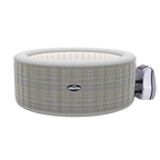 2-4 Person Inflatable Hot Tub/Spa with Smart Pump - Rattan Effect DL90