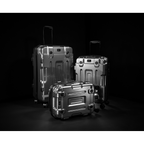 Lightweight ABS Luggage Set 3pc - Silver DL9