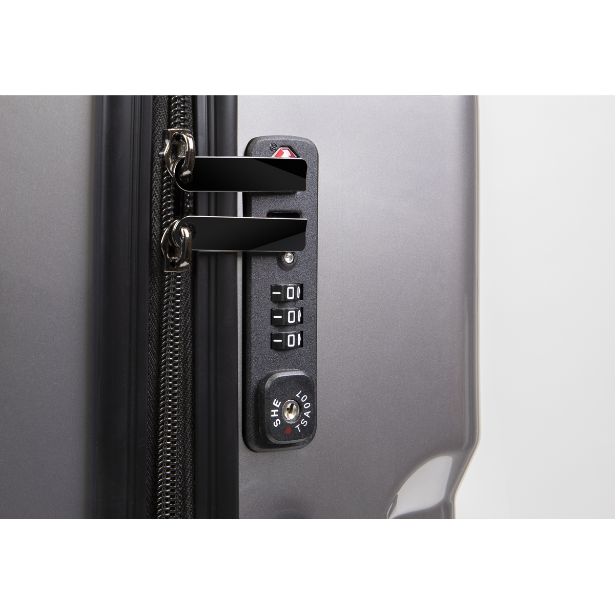 Lightweight ABS Luggage Set 3pc - Silver DL9