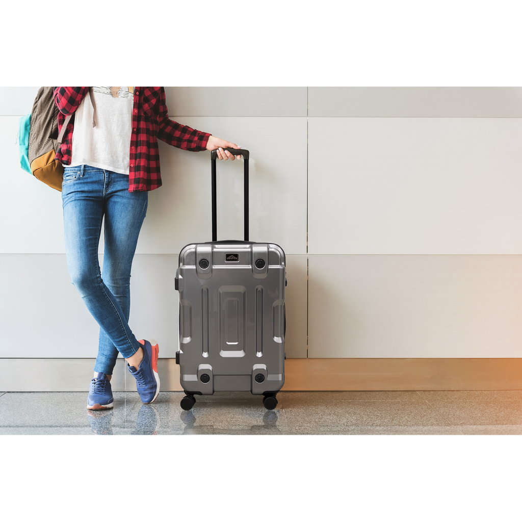 Lightweight ABS Luggage Set 3pc - Silver DL9