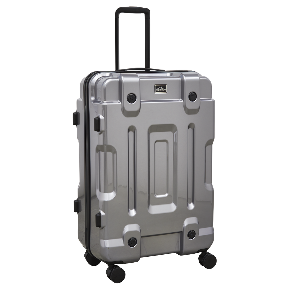 Lightweight ABS Luggage Set 3pc - Silver DL9