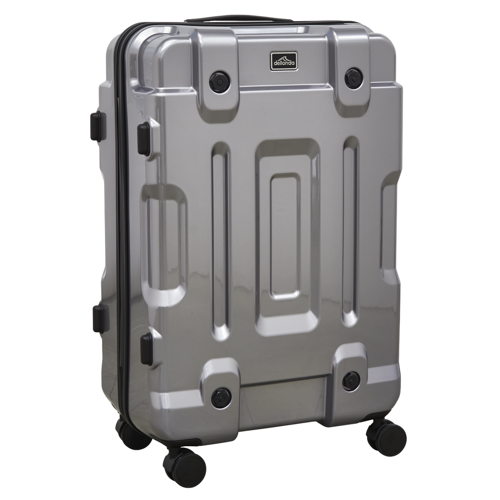 Lightweight ABS Luggage Set 3pc - Silver DL9