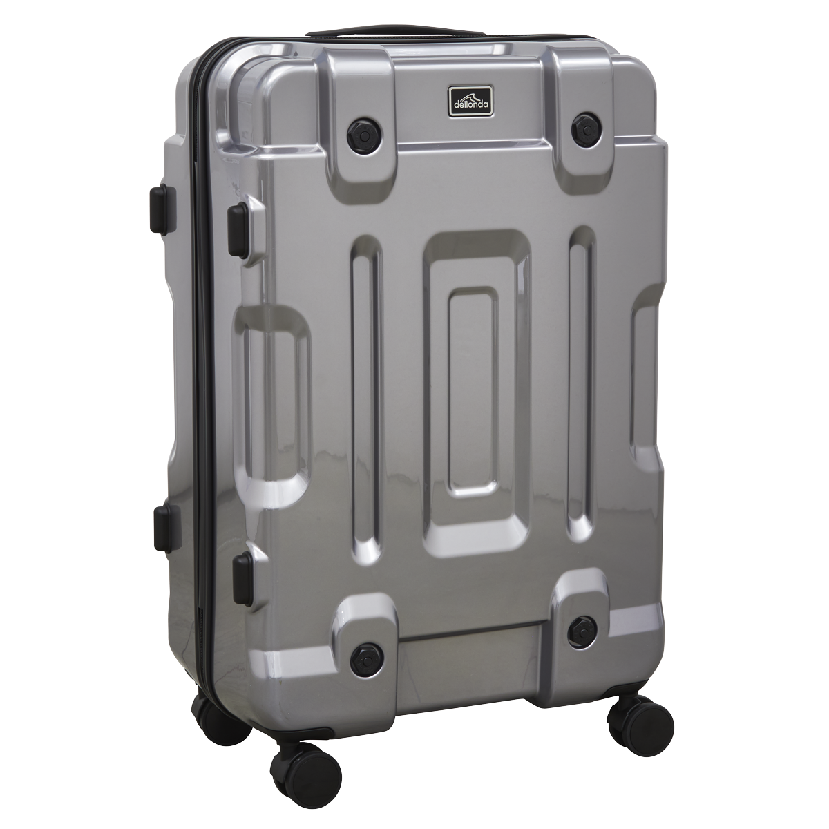 Lightweight ABS Luggage Set 3pc - Silver DL9