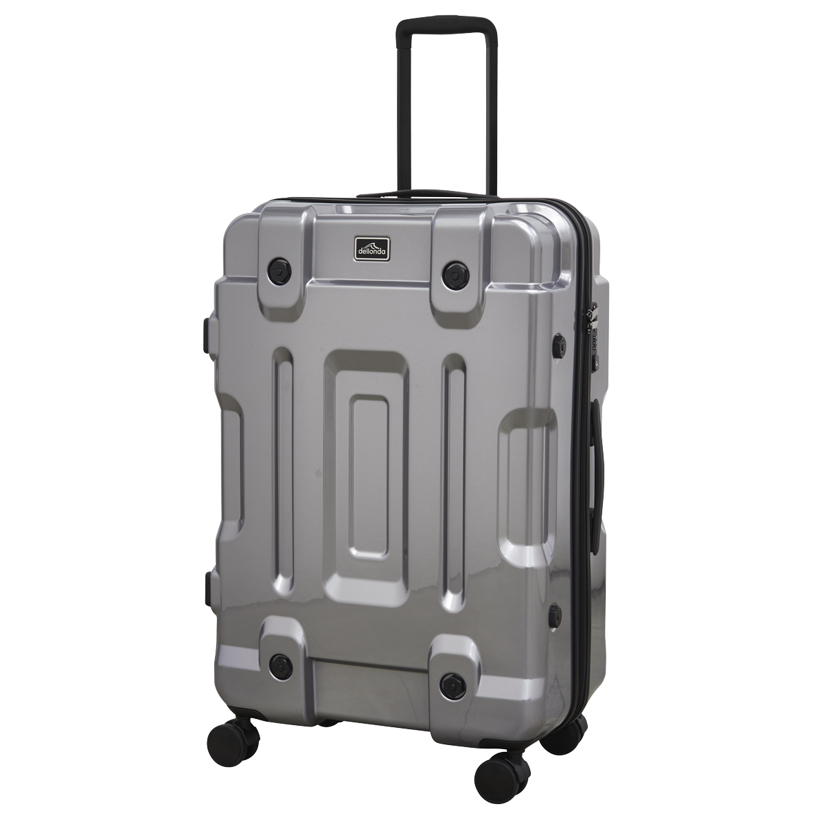 Lightweight ABS Luggage Set 3pc - Silver DL9