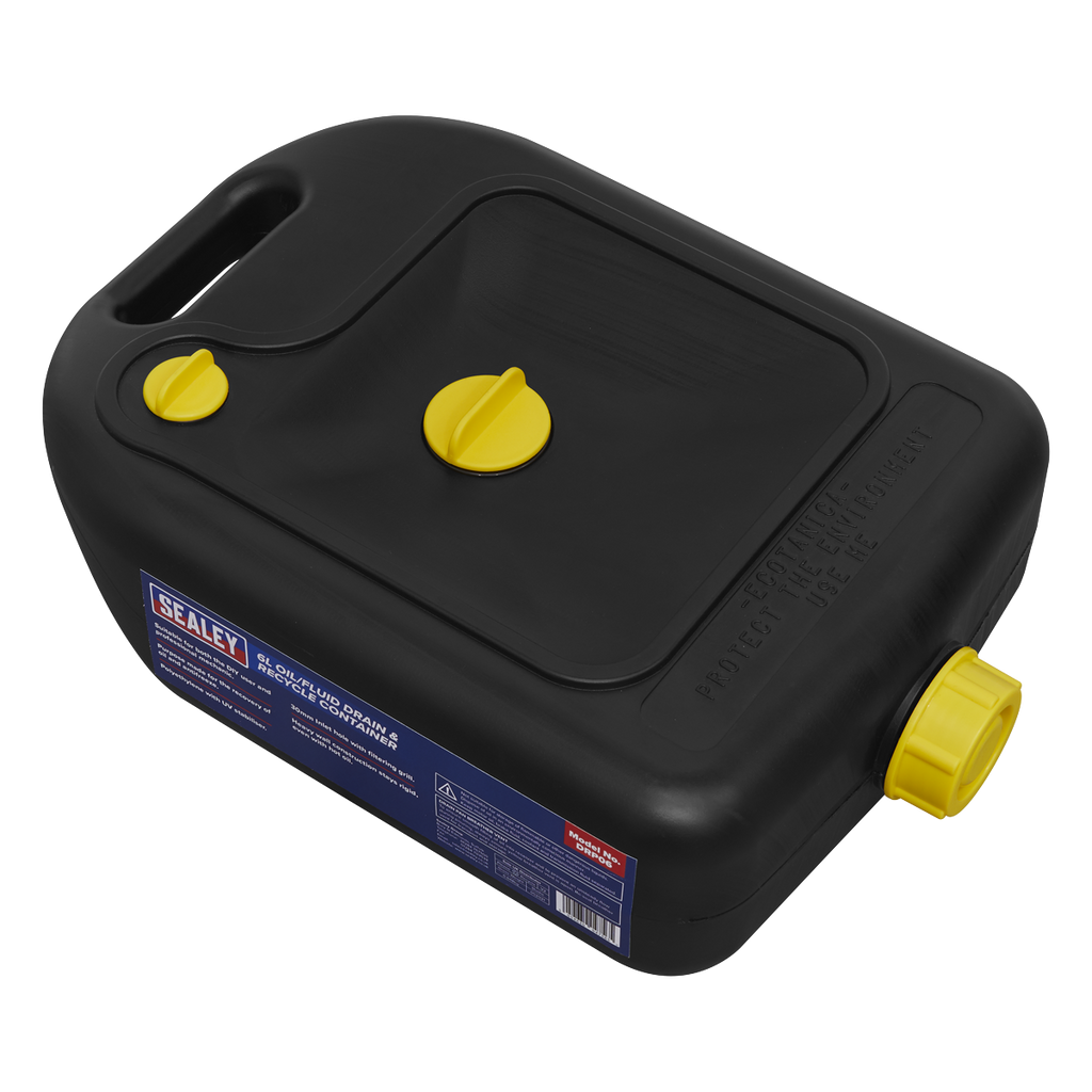 Oil/Fluid Drain & Recycle Container 6L DRP06