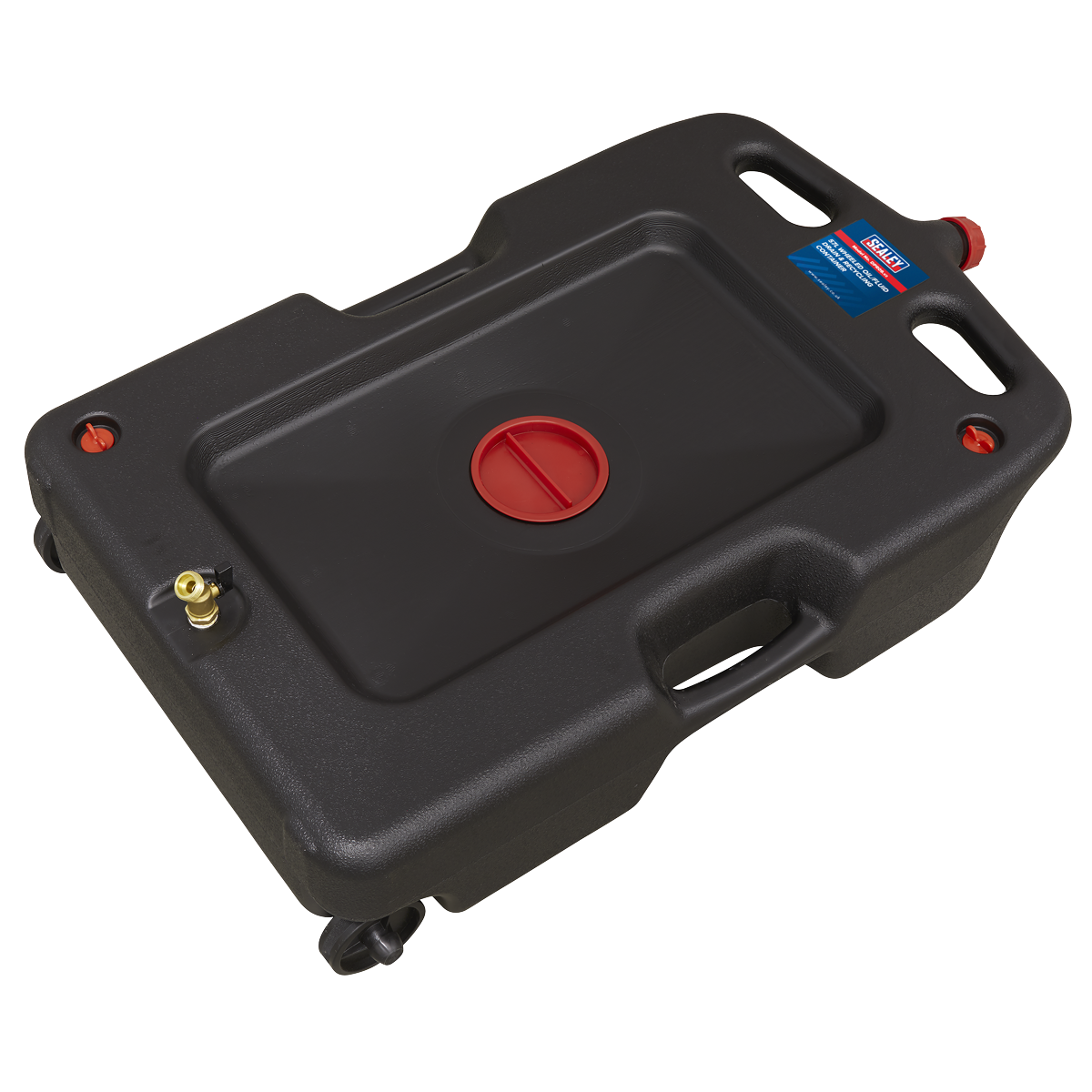 Oil/Fluid Drain & Recycling Container with Wheels 57L DRP09