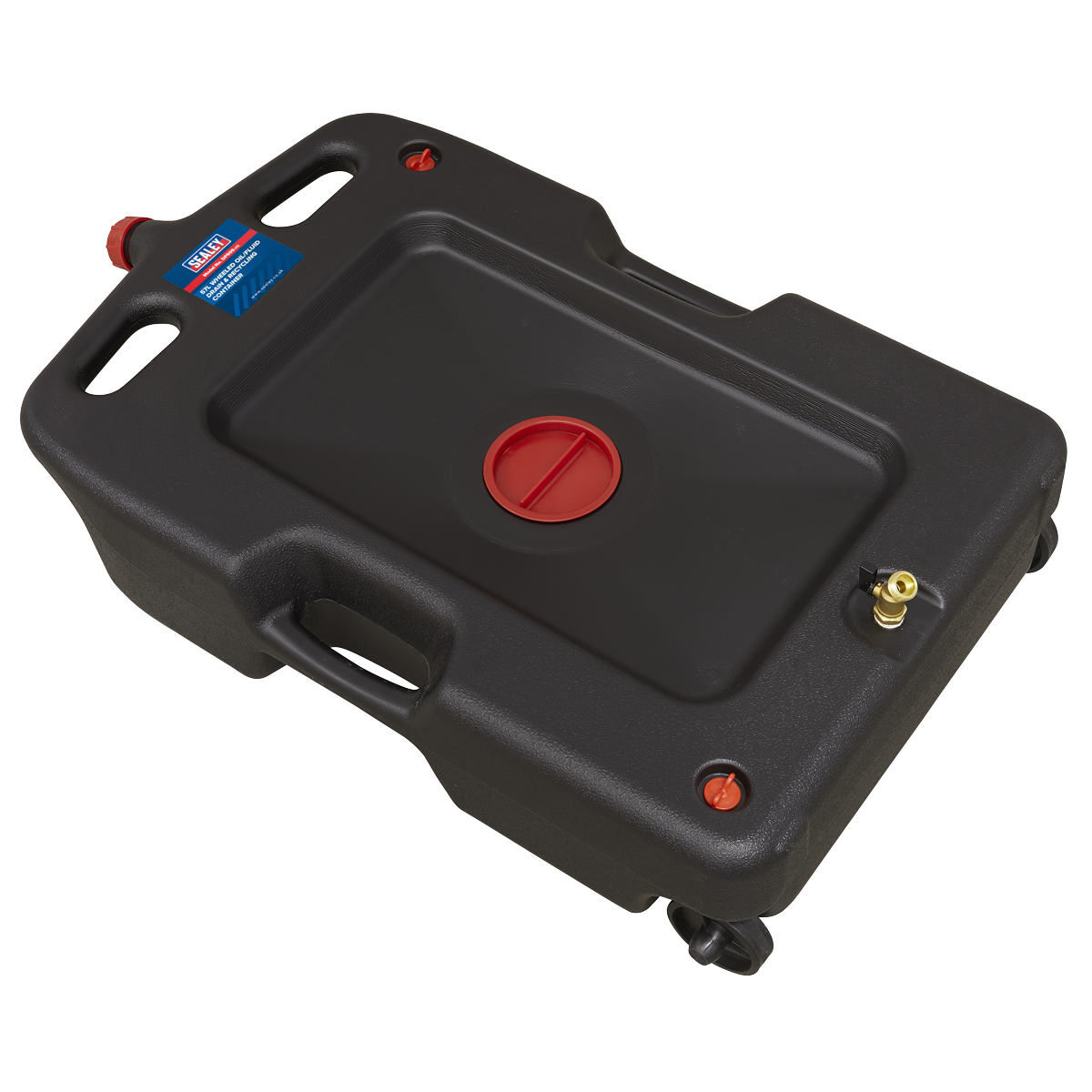 Oil/Fluid Drain & Recycling Container with Wheels 57L DRP09