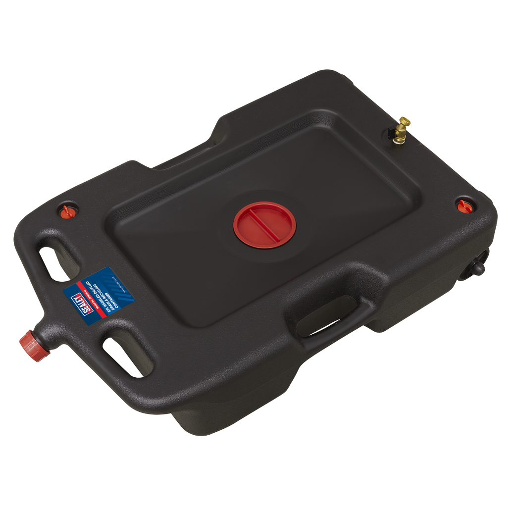 Oil/Fluid Drain & Recycling Container with Wheels 57L DRP09