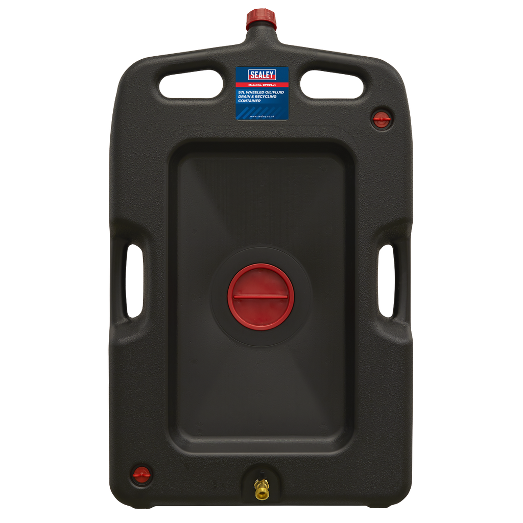 Oil/Fluid Drain & Recycling Container with Wheels 57L DRP09