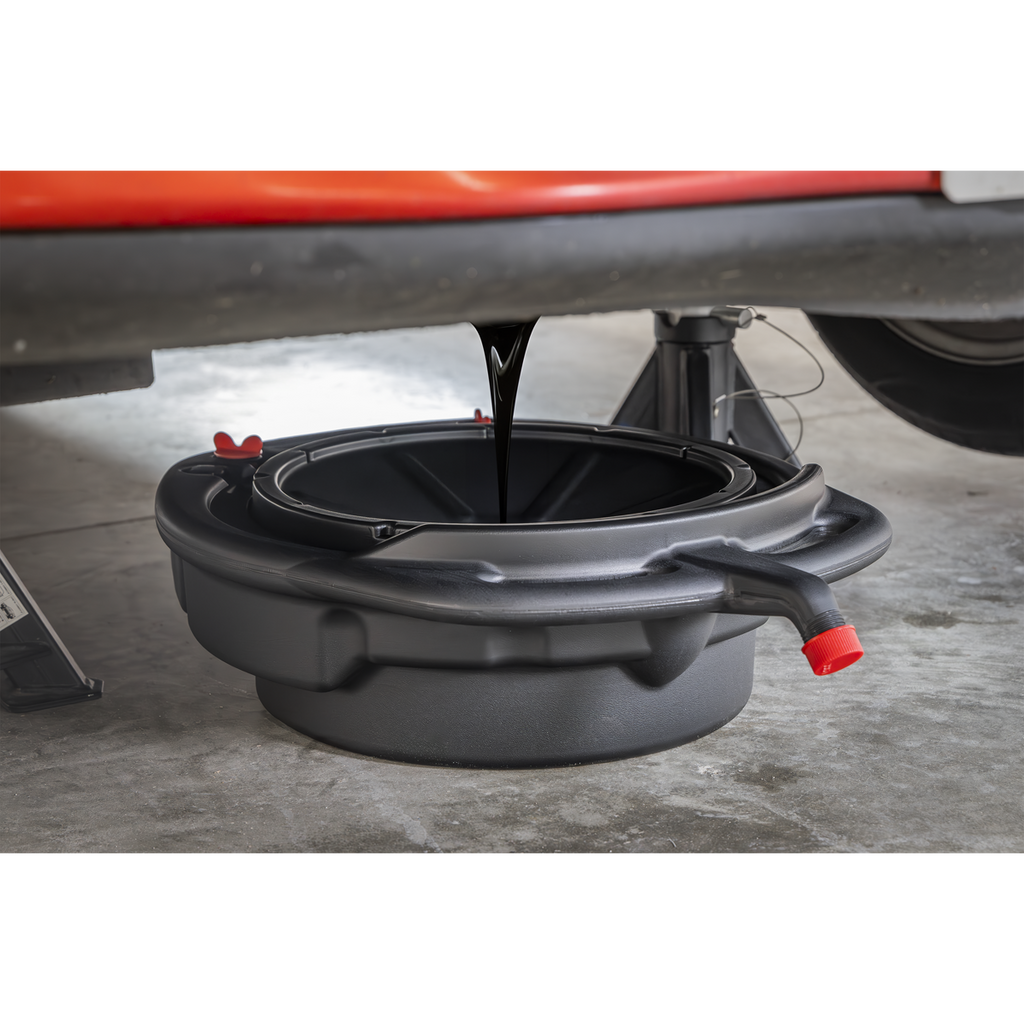 Oil/Fluid Drain Pan & Recycling Container 8L DRP38