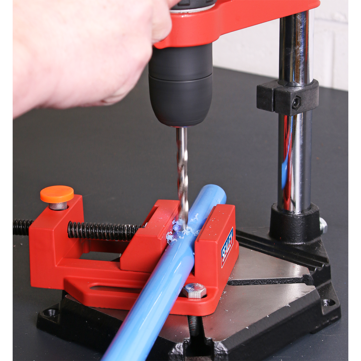 Drill Stand with Cast Iron Base 500mm & Vice 65mm DS01