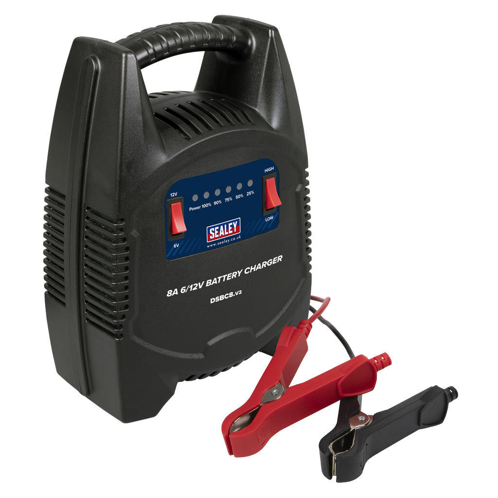 8A 6/12V Battery Charger 230V DSBC8